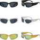 SOAR&EAGLE Y2K 3Pack Polarized sunglasses Wrap Around Men's Women's sunglasses Fashion Sport Shades Sun Glasses