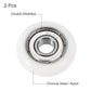 uxcell Ball Bearing Guide Pulley Roller Round Wheel 8x30x8.5mm Double Metal Shielded (GCr15) Chrome Steel Bearings 2pcs