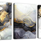 AHUASJART Abstract Canvas Wall Art For Living Room Boho Decor Bedroom Fashion Decors Office Ink Paintings 3 Pcs Framed Pictures Artwork Bathroom Home 16x24''