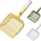 Cat Scooper for Litter Box, Cat Litter Scoop, Kitty Litter Scoop, Cat Poop Collector, All in One Litter Scoop Pet Litter Sifter (Yellow)