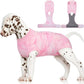 FUAMEY Recovery Suit for Dogs After Surgery,Soft Breathable Dog Bodysuit E-Collar & Cone Alternative Surgical Suit,Male Female Dog Neuter Spay Suits Anti Licking Wounds Onesie Pink Tie Dye S
