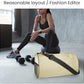 C&F BOGMOST Small Gym Bag for Women & Men,Small Lightweight Duffel Bag Carry On Bags Mini Duffel Travel Bag Waterproof Sports Bags for Workout/Sport/Travel, Beige