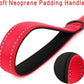 PLUTUS PET Short Training Dog Leash with Padded Handle for Medium Large Big Dogs,18 Inch Heavy Duty Strong Traffic Leash with Carabiner Clip for Climbing Walking or Guiding Blind（18”，Red
