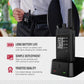 Cobra Performa 450 Business Radio (1-Pack with Dock) - 6-Channel UHF/LMR Professional Two Way Radio, Waterproof Walkie Talkie, Shockproof, IP67 & MIL-SPEC Rated, 18hr Battery, LCD Screen