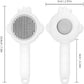 Zoocozy Cat Brush for Shedding, Dog Deshedding Brush, Pet Hair Removal Tool for Puppy Pitten(White)
