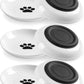 Cat Food Bowl,Healthy Ceramic Cat Bowls for Indoor Cats,Anti Whisker Fatigue Cats Dishes Set,Shallow Wide Kitten Plates for Food and Water,Non-Slip Silicone Bottom,6 Pack