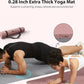 KEEP Yoga Mat, 32" Extra Wide Exercise Mat with Strap for Men and Women, 7mm Thick Double-Sided Non-Slip Eco-friendly Yoga Mat for Pilates, Workout and Fitness