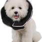 Adjustable Small Dog Cone,Soft Cat Recovery Cone Collar,Cute Cat Surgery Collar for Kitten,Puppy,Black,Medium
