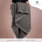 Salt Earth GOTS Certified 100% Organic Cotton Throw Blanket, 90" X 90" Waffle Blankets & Throws for Bed, Throw Blanket for Couch, Modern & Cozy Blanket, All Season,Comfy & Soft Blanket(Charcoal Grey)