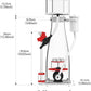 MagTool Aquarium in-Sump DC Protein Skimmer, with Controllable DC Pinwheel Pump for Up to105-135Gal Reef Tank (N130 Plus)