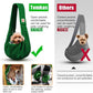 Tomkas Small Dog Sling Carrier - Classic Pocket & Classic Strap - for 3-10 lbs Pets(Emerald Green)