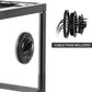 REPTI ZOO 67 Gallon Reptile Large Terrarium Newly Upgraded All Glass 48" x 18" x 18" Double Hinge Door with Top Ventilation Reptile Terrarium(Knock-Down)