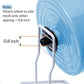 8.4" Silent Hamster Wheel, Non-Slip Track, Exercise, Release Stress, Relieve Anxiety, Adjustable Height Stand, for Syrian Dwarf Hamster, Gerbil, Mice, Other Small Medium Sized Pets, Blue