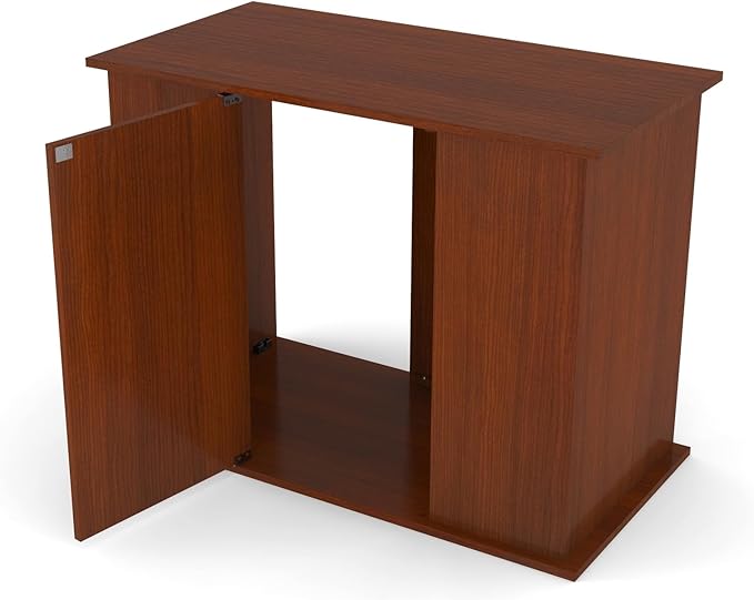 Aquatic Fundamentals AMZ-36501-68, 50-65 Gallon Aquarium Stand with Double Door Storage, Serene Cherry Finish
