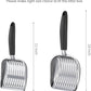 WePet Cat Litter Scoop, Aluminum Alloy Sifter, Kitty Metal Scooper, Deep Shovel, Long Handle, Poop Sifting, Kitten Pooper Lifter, Durable, Heavy Duty, for Litter Box