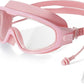 Adult Swimming Goggles,Leak-Proof,Anti-Fog Pool Glasses,Wide View Swim Goggles with Ear Plugs and Nose Clip