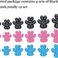 Dog Paw Protector Gripper Traction Pads,Dog Paw Covers,Foot Stickers in Summer Hot/Winter Cold Pavement,Dog Shoes Booties Socks Replacement,12 Sets (48 pcs) M Multicolor
