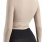 Women Tie Front Shrug Long Sleeve Bolero Cardigan Lightweight Casual Tops