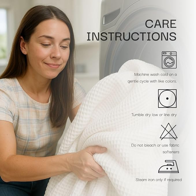 Salt Earth GOTS Certified 100% Organic Cotton Throw Blanket, 55" X 60" Waffle Blankets & Throws for Bed, Throw Blanket for Couch, Modern & Cozy Blanket, All Season,Comfy & Soft Blanket(Charcoal Grey)