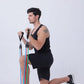 Resistance Bands with Handles for Working Out Women and Men, Exercise Bands with Door Anchor, Stretch Bands for Home Workouts, Simple Guide Included
