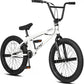 Freestyle BMX Bike, 20 Inch Yaphet Bicycle for Teen Beginner and Adult Riders, Bike with Hi-Ten Steel Frame, Multiple Colors