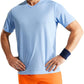 MIER Men's Quick Dry Workout Shirts Moisture Wicking Running Athletic Performance T-Shirts Recycled Polyester Top Tee