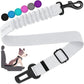 COOYOO Dog Seat Belt, Durability Retractable Dog Car Harness Adjustable Dog Seat Belt for Vehicle Nylon Pet Safety Seat Belts Heavy Duty & Elastic