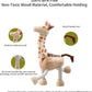 12PCS Bendable Wooden Animal Toys, Fun and Posable Animal Toys for Early Education, Smooth Natural Wood, Safari Farm Wood Animals Learning Toy for Kids