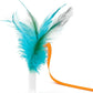 VIWIK Hide and Seek Cat Toy Replacement Feather Wands, 2 pcs Accessoriesis