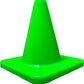 LVL10 Pro Training Cones - 6" Soccer Training Cones for Sports - for Basketball, Football, Basketball and Agility Drills - Soccer Field Markers That Won't Crack, Slide or Fly