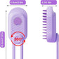 Cat Steam Brush for Shedding, 2025 New 4 in 1 Rechargeable Steam Pet Brushes for Cats & Dogs, Indoor Anti-static Pets Brush for Massage, Cleaning, Shedding & Combing Hair (Purple)