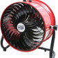 Maxx Air 16" High Velocity Turbo Fan with Pivoting Head - Efficient Air Circulation, High-Velocity Drum Fan Ideal for Home, Garage, or Workshop Use, Durable Construction, Easy Assembly