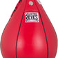 CLETO REYES Platform Leather Punching Speed Bag for Boxing, MMA, Muay Thai, Training Equipment, Classic Red, Small