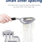WePet Cat Litter Scoop, Aluminum Alloy Sifter, Kitty Metal Scooper, Deep Shovel, Long Handle, Poop Sifting, Kitten Pooper Lifter, Durable, Heavy Duty, for Litter Box