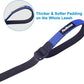 PetBonus 2 Packs Short Dog Leash, Safety Wrist Strap for Retractable Dog Leash, Reflective Design and Adjustable Soft Padded Handle, Extra Layer Security for Pet Stroller (Blue, Blue)
