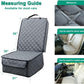 Waterproof Front Seat Cover Dog Car Seat Covers Nonslip and Full Protection with Side Flaps Fits Most Cars, Trucks, SUVs(Grey, 1Pack)