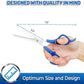 PET MAGASIN Dog Grooming Scissors Straight Thinning Blue Stainless Steel Professional Grooming Shears for Dogs and Pets