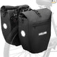Hycline Waterproof Bike Panniers Bag: Bicycle Rear Rack Bags 28L Large Capacity with Dual Carrying Handle and Shoulder Strap for Commuting Cycling Traveling Touring Shopping - 2PCS
