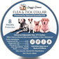 Flea and Tick Collar for Dogs, Cats – Natural Essential Oils – Long-Lasting 8 Month Protection – Waterproof, Adjustable – Safe for Puppies, Kittens, Sensitive Skin