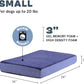 Barkbox Orthopedic Dog Bed | Comfortable Memory Foam Mattress for Joint Relief | Head and Neck Support Waterproof with Non Skid Bottom | Calming Durable Bed with Washable Cover | Small, Navy