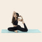 Retrospec Laguna 5mm Yoga Mat - Fitness Mat for Women, Men & Children, Slip-Resistant and Moisture Absorbing Exercise Mat for Home, Pilates, Yoga and Floor Workouts