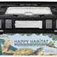 Happy Habitat (Large) - Ventilated Enclosure & Breeder Box - for Live Feeder Insects, Reptiles, Amphibians & Other Small Pets - Durable Plastic Portable Terrarium
