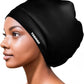 Extra Large Swim Cap - Silicone Cap for Long/Short Hair, Braids & Dreadlocks - Keeps Hair Dry