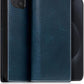 D7 Italian Wax Leather Wallet Case for iPhone 15 - [2-in-1] Handcrafted Detachable Diary Style with Magnetic MagSafe Back Cover, Gift Box Included (Blue)