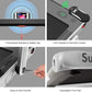GYMAX Walking Pad, 2.25HP Foldable Treadmill with Smart App & Remote Control, Bluetooth LED Monitor, Small Spaces Compact Running Machine, Folding Portable Under Desk Treadmill for Home Office
