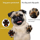 Dog Paw Pads Anti-Slip Grips,Dog Paw Protectors for Senior Dogs on Hot Pavement,Provides Traction to Keep Them from Slipping on Smooth Floors 12 sets-48 Pads Black XXL