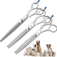 Fenice Professional 7/7.5/8 Pet Grooming Scissors Thinning Cutting Shears for Dog s/Cats Thinning Rate:70-80%(8.0 inch)