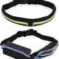 2 Pcs Running Belt for Men and Women, Slim Running Belt, Reflective Waterproof Double Pocket Design, Suitable for Running, Cycling, Mountaineering and Other Sports (Blue, Green)
