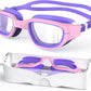 Kids Swim Goggles,Swimming Goggles for Kids 6-14, Anti-Fog UV Protection Pool Glasses for Boys Girls