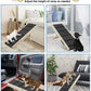 Adjustable Dog Ramp, Wooden Folding Portable Pet Ramp,Rated for 30 LBS, 32.6" Long and Adjustable from 10" to 19" with Non-Slip Traction Mat, Dog Step for Bed, Couch,Car (Grey)